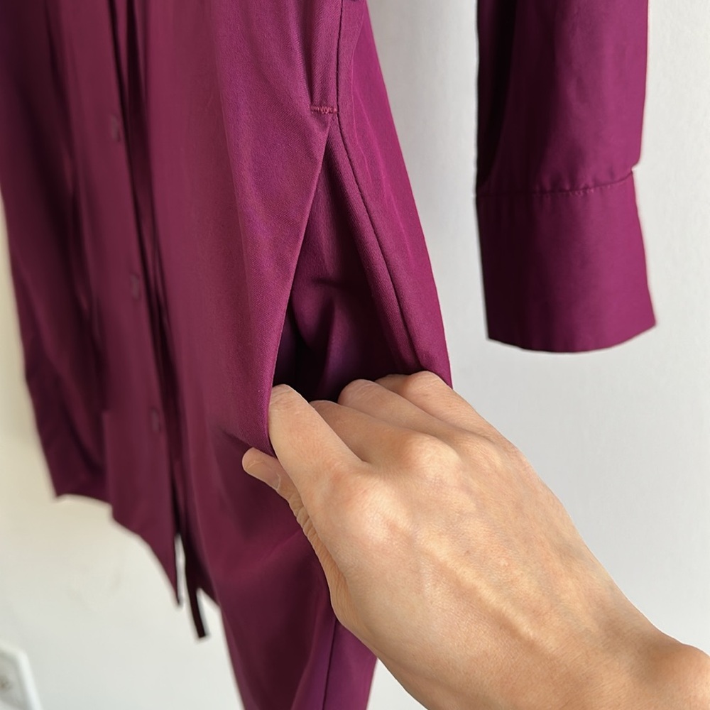 Uniqlo Women’s Button-Up Drawstring Waist Dress - Picture 13 of 16